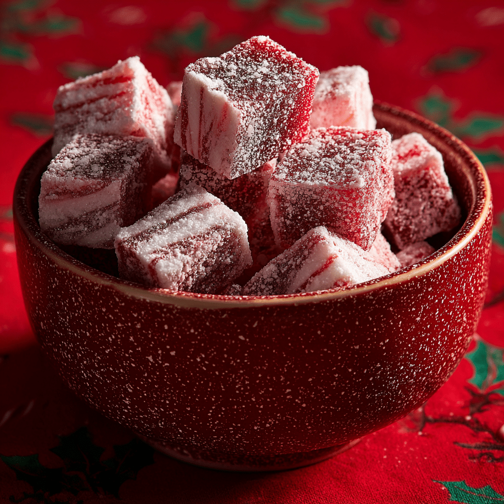 Candy Cane Peppermint Puppy Chow Recipe