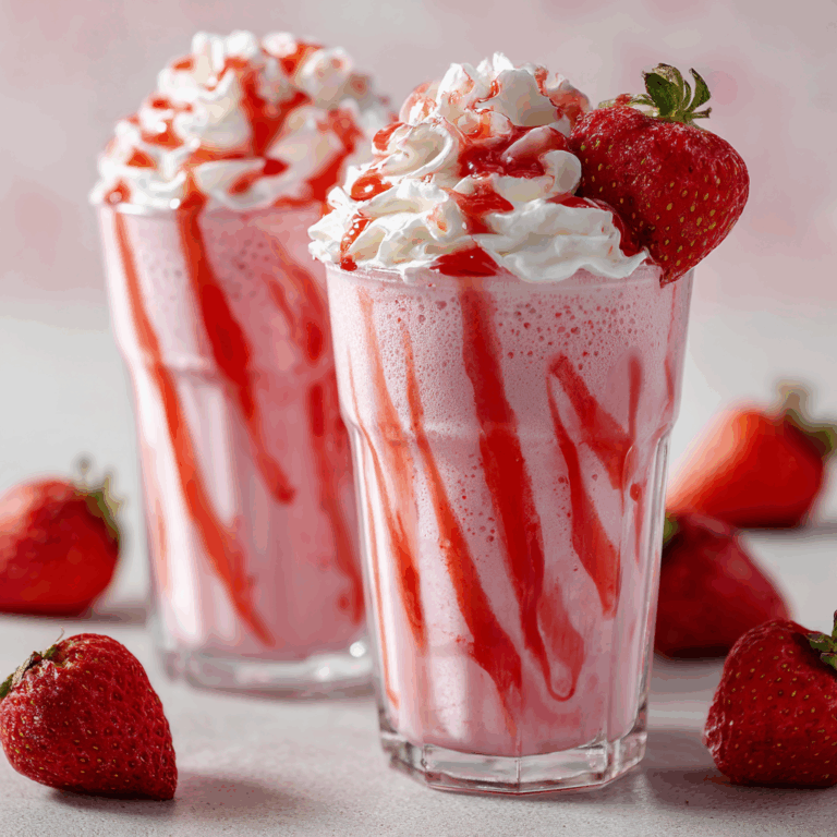 Strawberry Ice Cream Float Recipe
