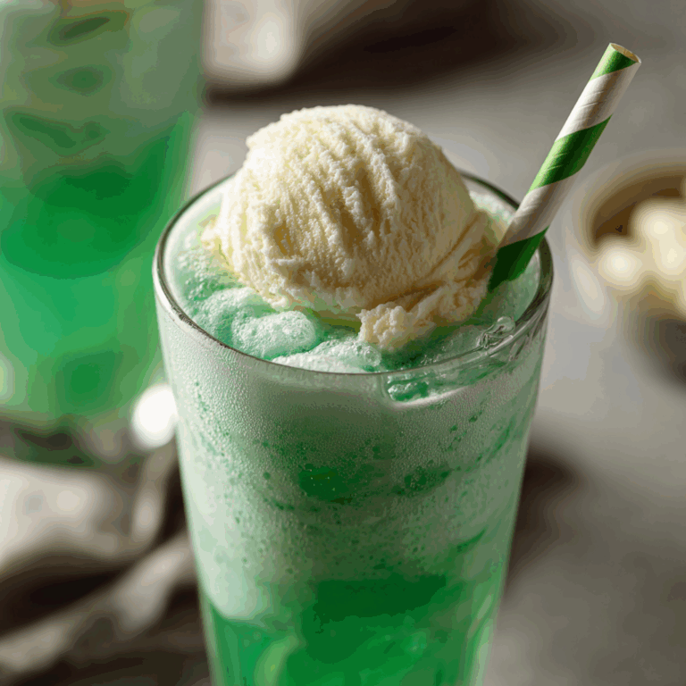 The Grinch Kids Ice Cream Float Recipe