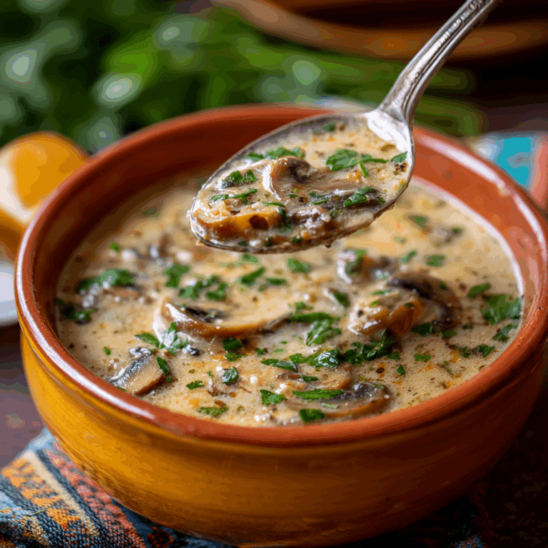 Creamy Mushroom Soup Recipe