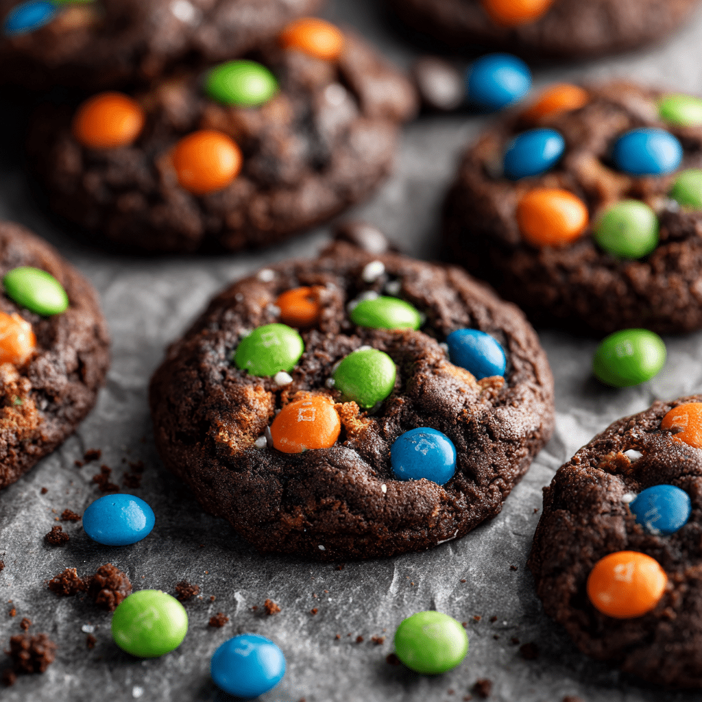 Double Chocolate Halloween Cookies