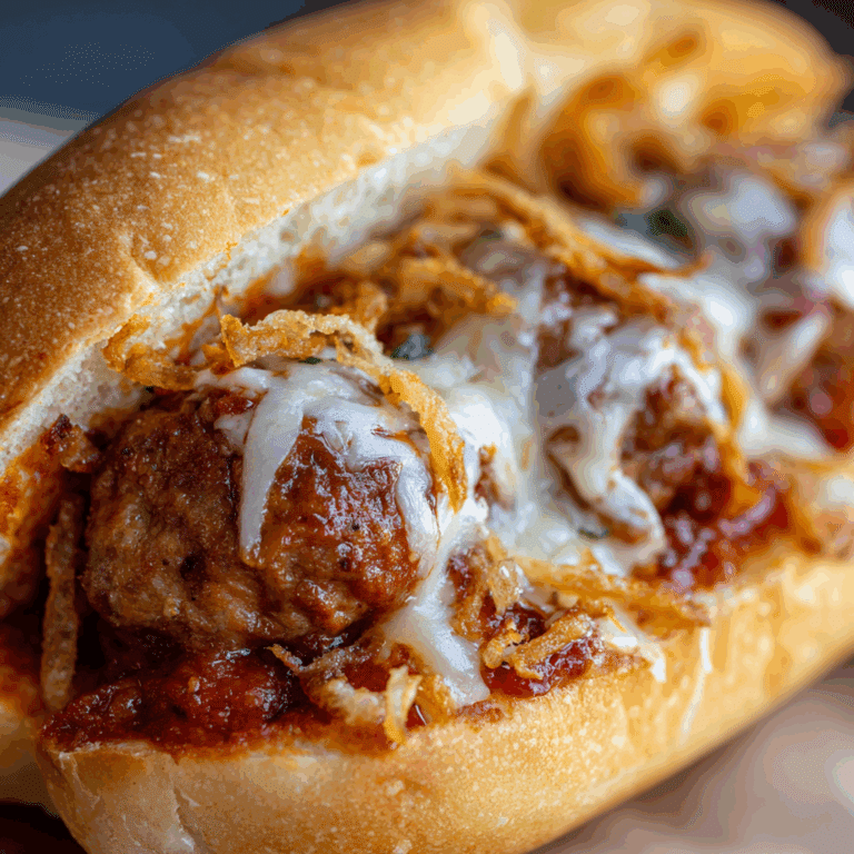 Oven Baked Meatball Sandwiches Recipe