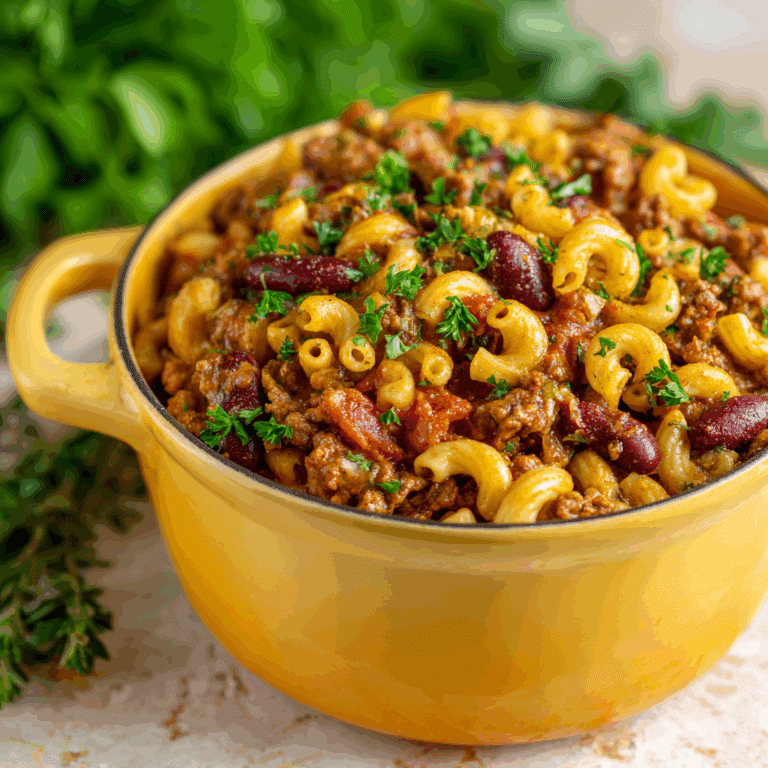 Homemade Creamy Chili Mac Recipe
