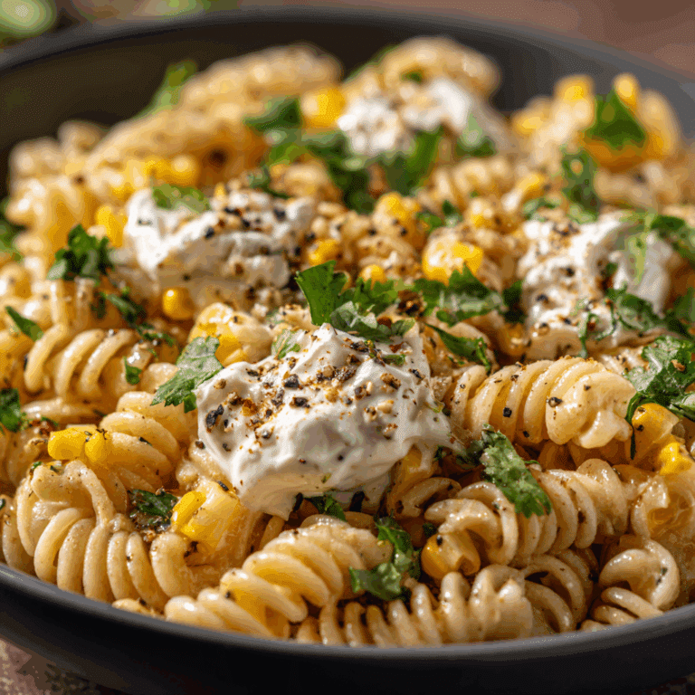 Mexican Street Corn Pasta Salad Recipe
