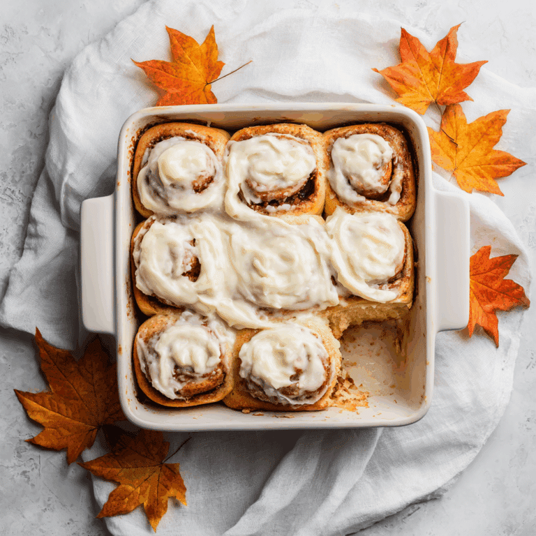 Maple Cinnamon Rolls
