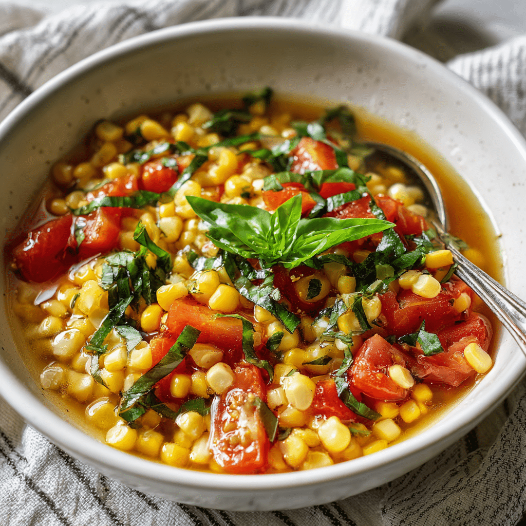 Chesapeake Corn, Tomatoes & Basil