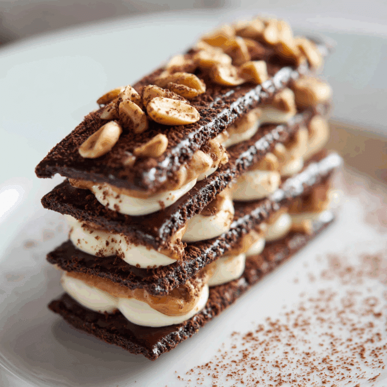 Chocolate Peanut Butter Icebox Cake