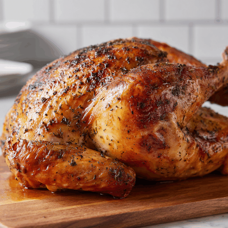 Easy High-Heat Roast Turkey with Gravy