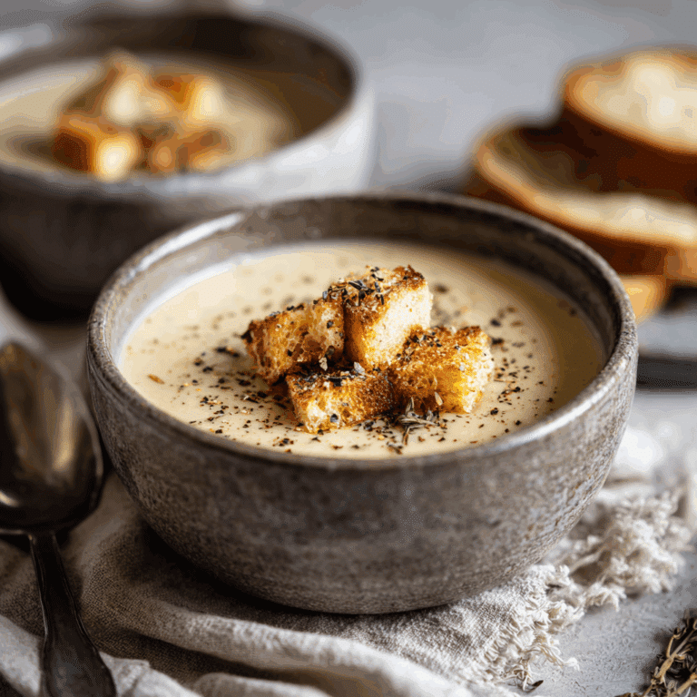Curried Cauliflower Soup with Apples
