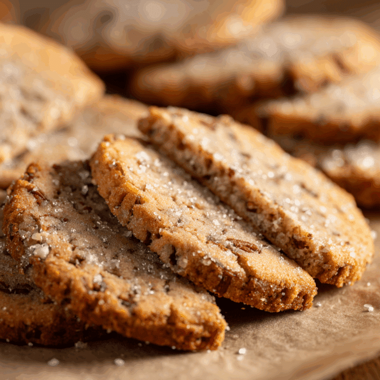 Pecan Shortbread Cookies