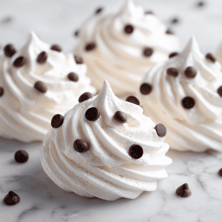 Chocolate Chip Meringue Cookies