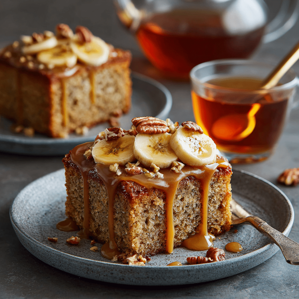 Sticky Toffee Banana Cake
