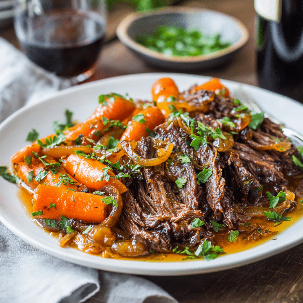 Classic Braised Brisket with Onions