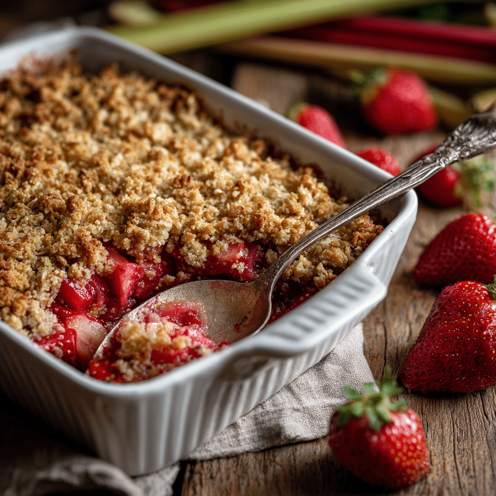 Strawberry Rhubarb Crisp