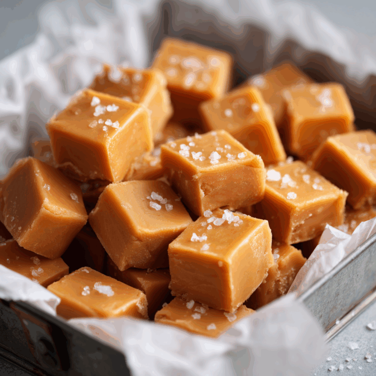 Salted Caramel Fudge