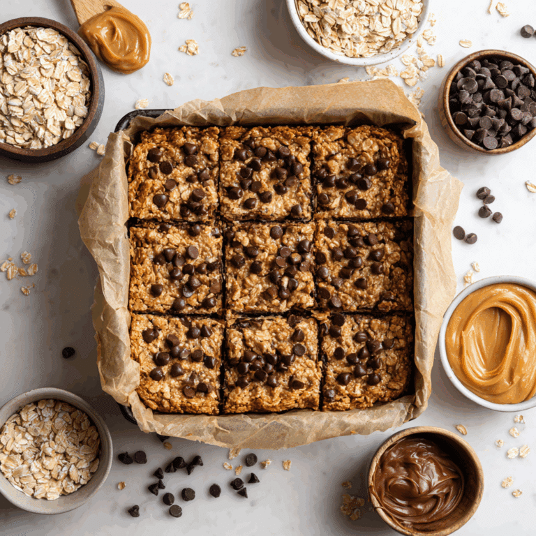 No Bake Chewy Granola Bars