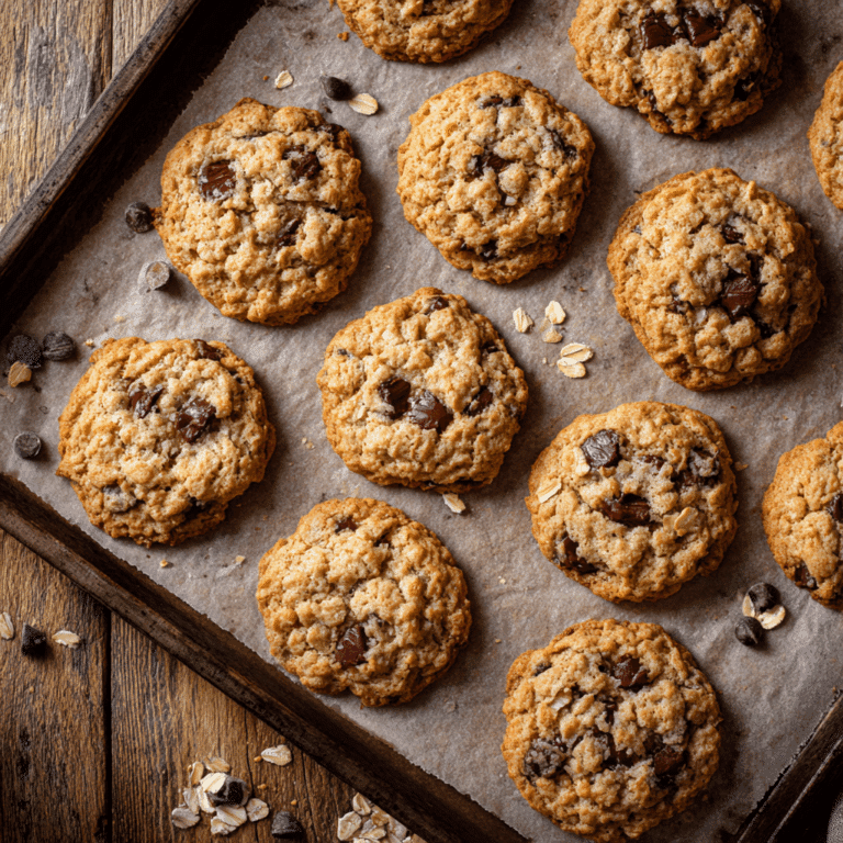 Brown Butter Oatmeal Chocolate Chip Cookies