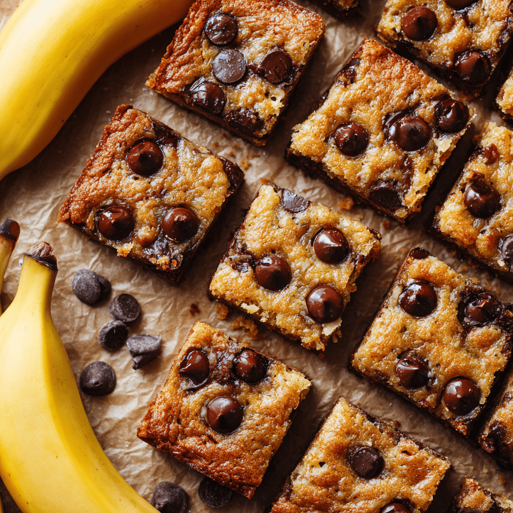 Banana Chocolate Chip Bars