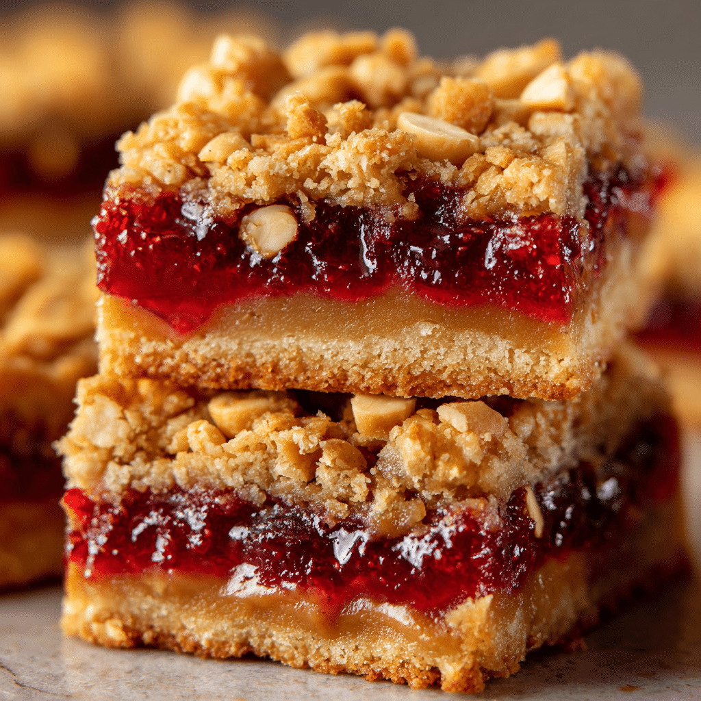 Peanut Butter and Jelly Bars