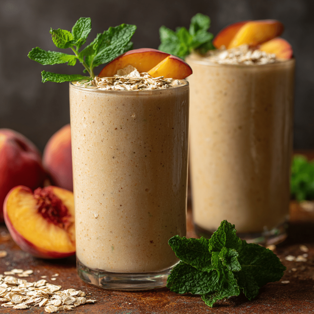 Peach Cobbler Smoothie