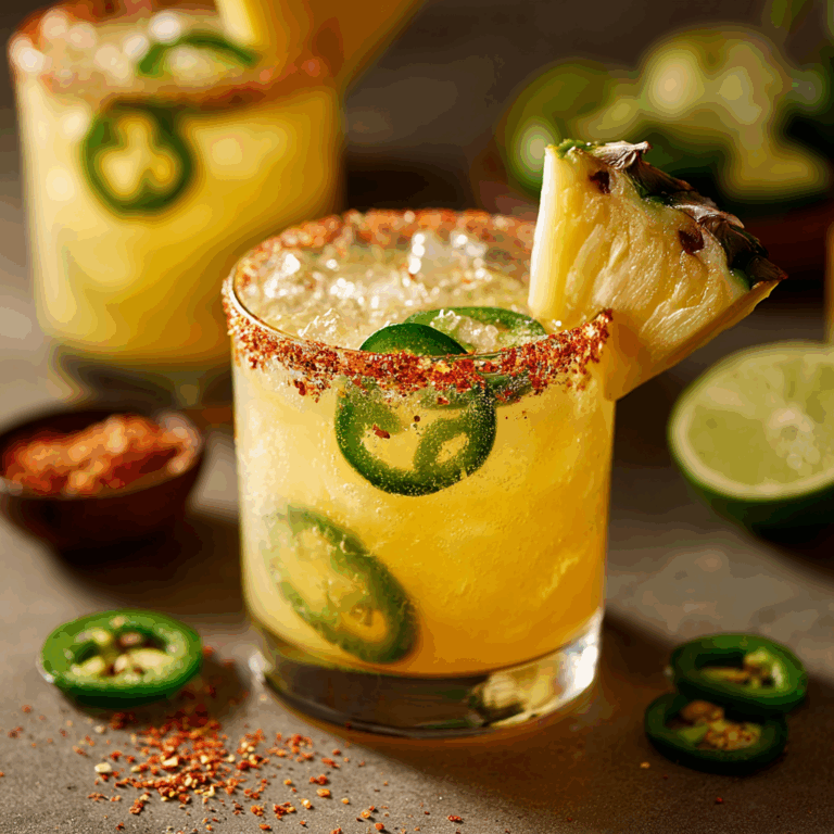 Spicy Pineapple Margarita