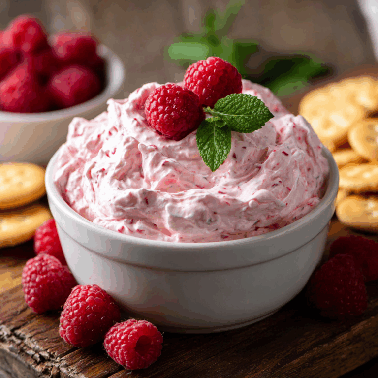 Raspberry Cheesecake Dip