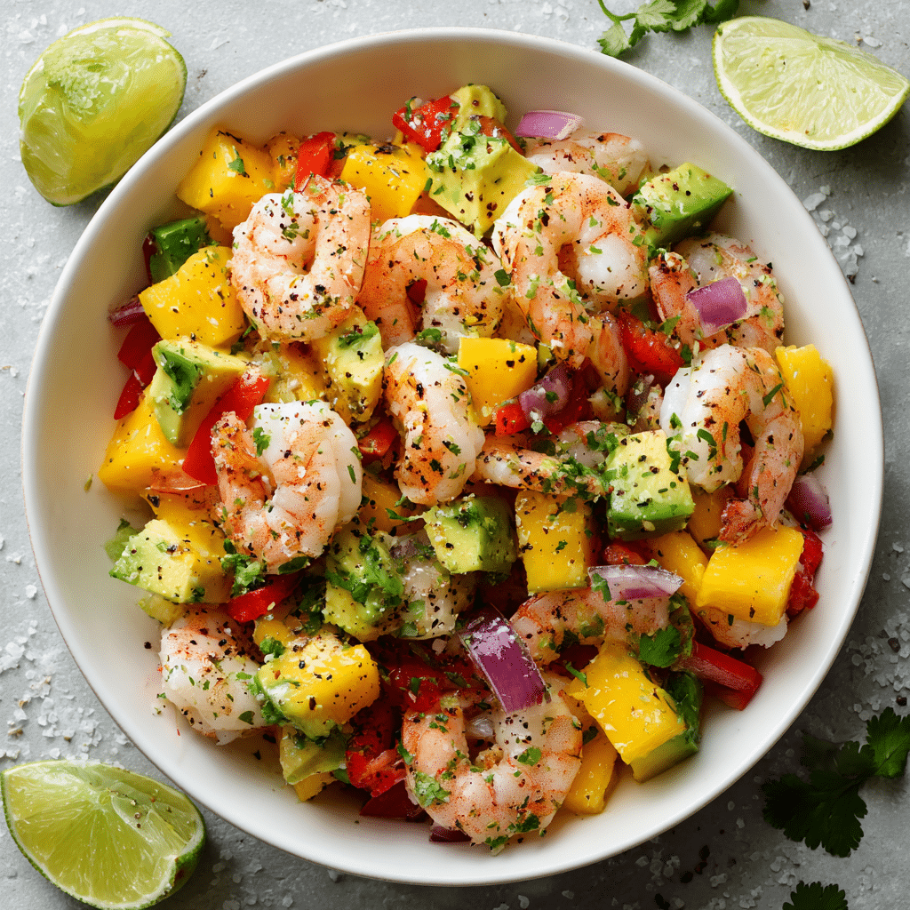 Mango Avocado Shrimp Salad