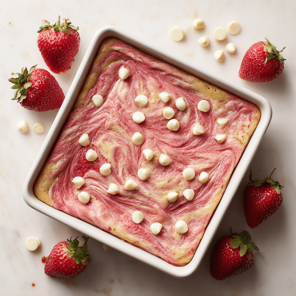 Strawberry Earthquake Cake