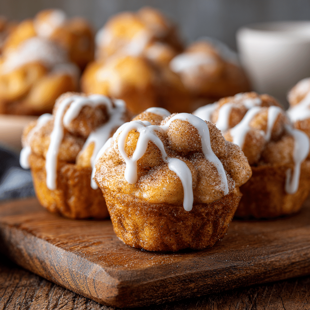 Cinnamon Roll Monkey Bread Muffins