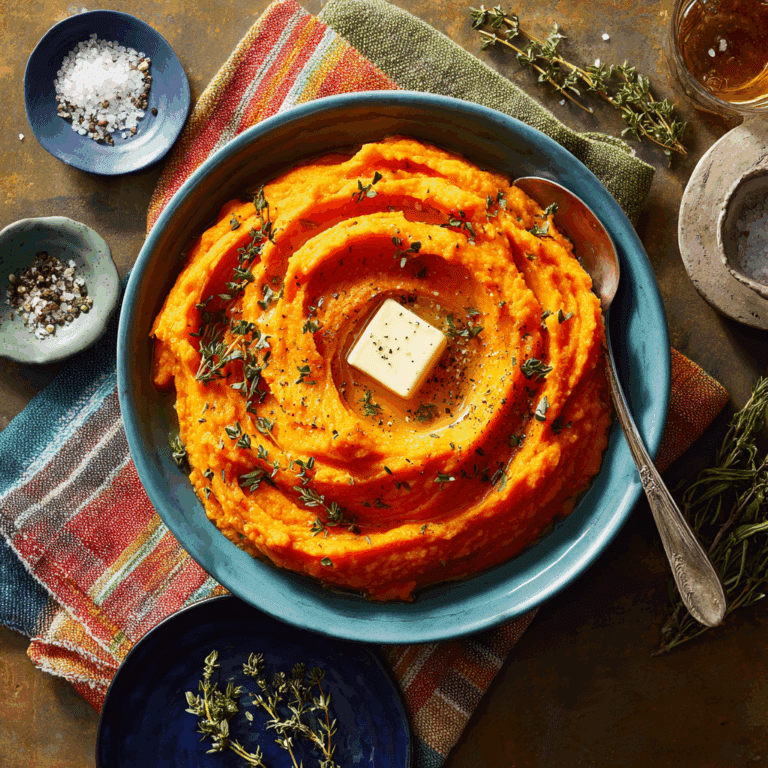 Mashed Sweet Potatoes