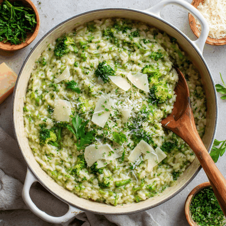Broccoli Parmesan Risotto