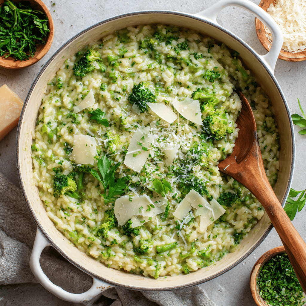 Broccoli Parmesan Risotto