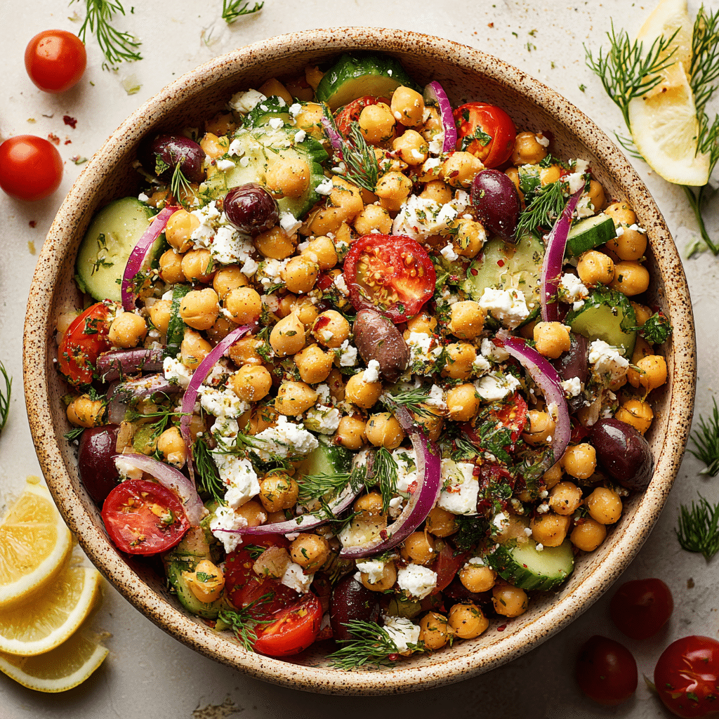 Mediterranean Chickpea Salad