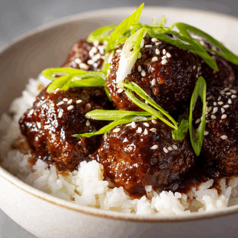 Asian Meatballs