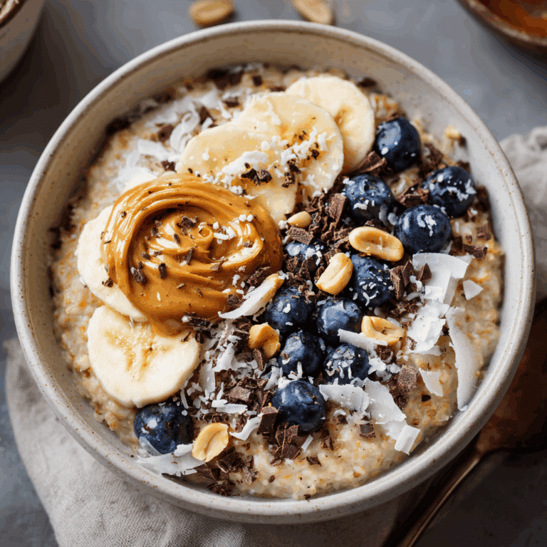 Peanut Butter Oatmeal