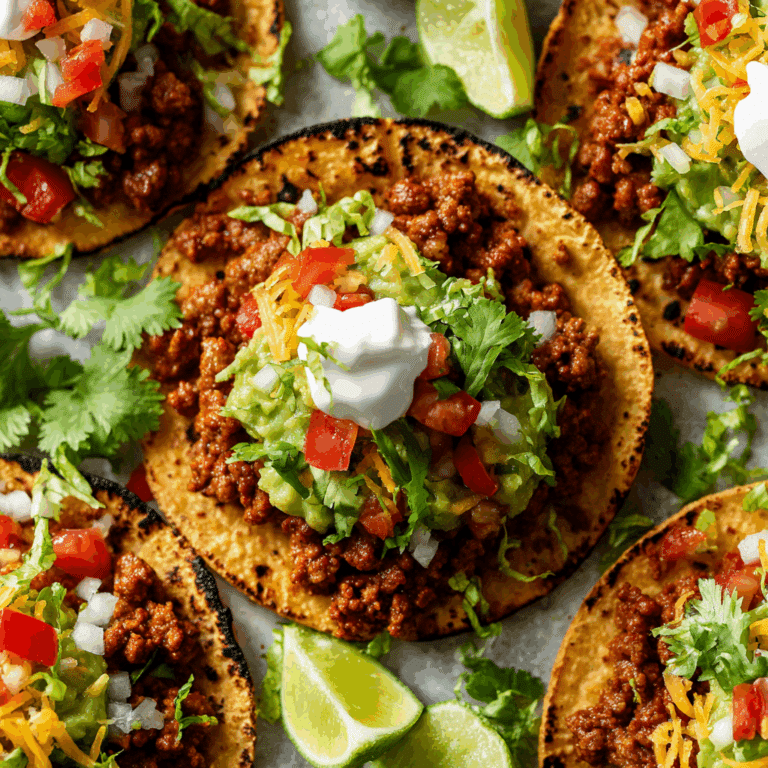 Ground Chicken Tacos