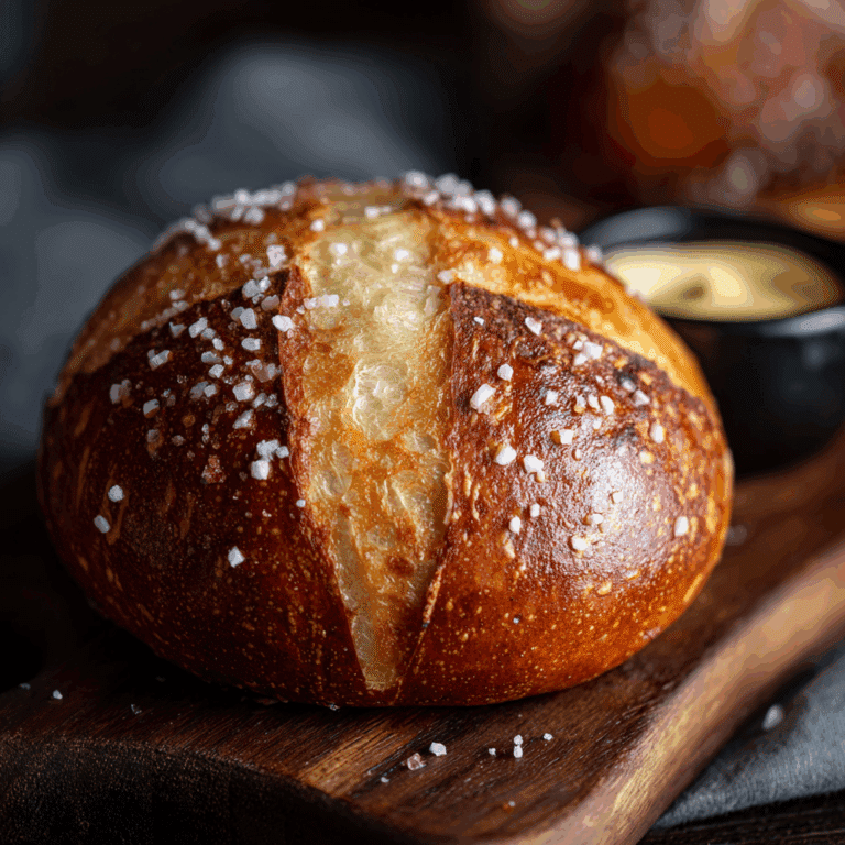 Homemade Pretzel Bread (Pretzel Rolls)