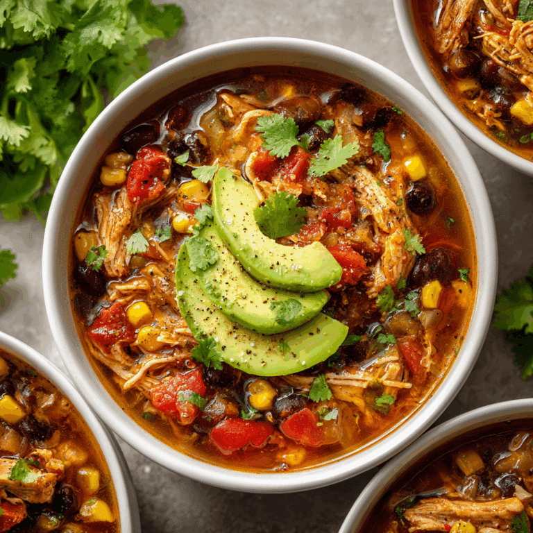 Chicken Fajita Soup