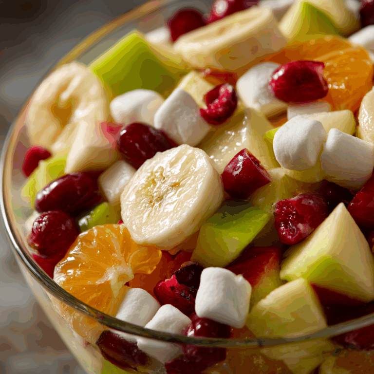 Apple Cranberry Fruit Salad