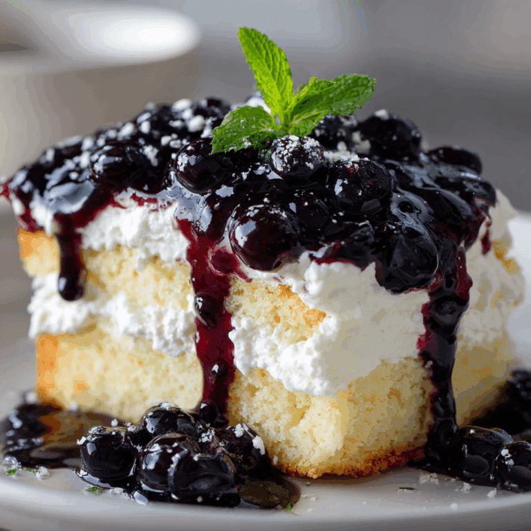 Sheet Pan Blueberry Shortcake