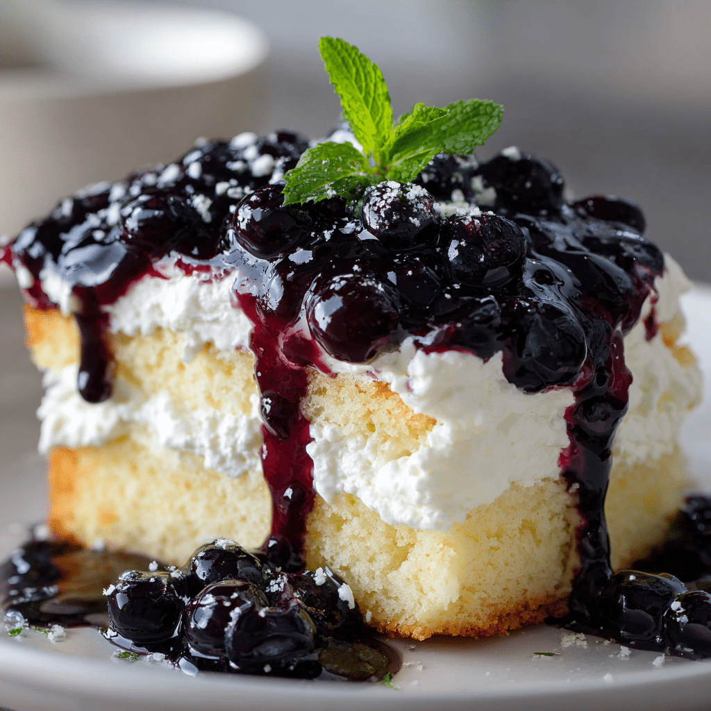 Sheet Pan Blueberry Shortcake
