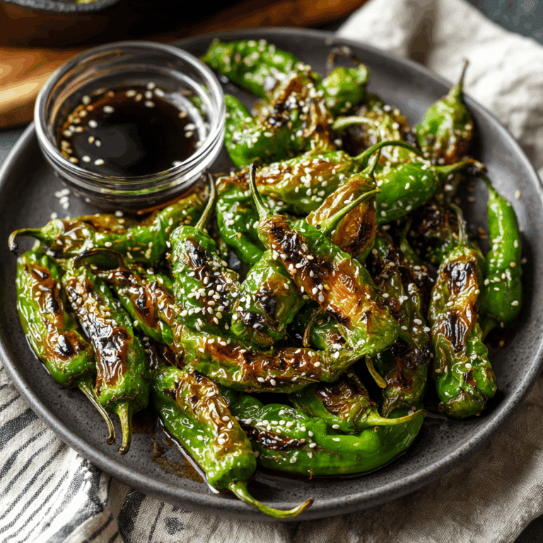 Blistered Shishito Peppers