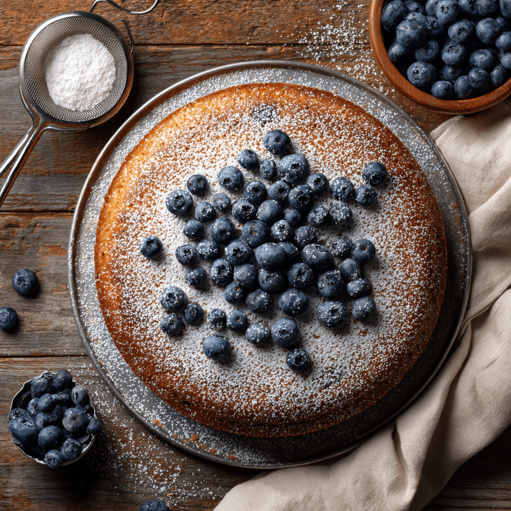 Blueberry Cream Cheese Coffee Cake