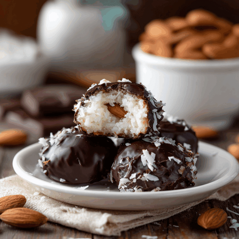 Homemade Almond Joys