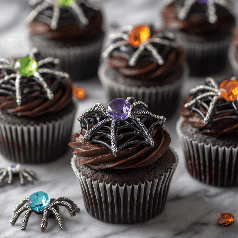 Spider Halloween Cupcakes
