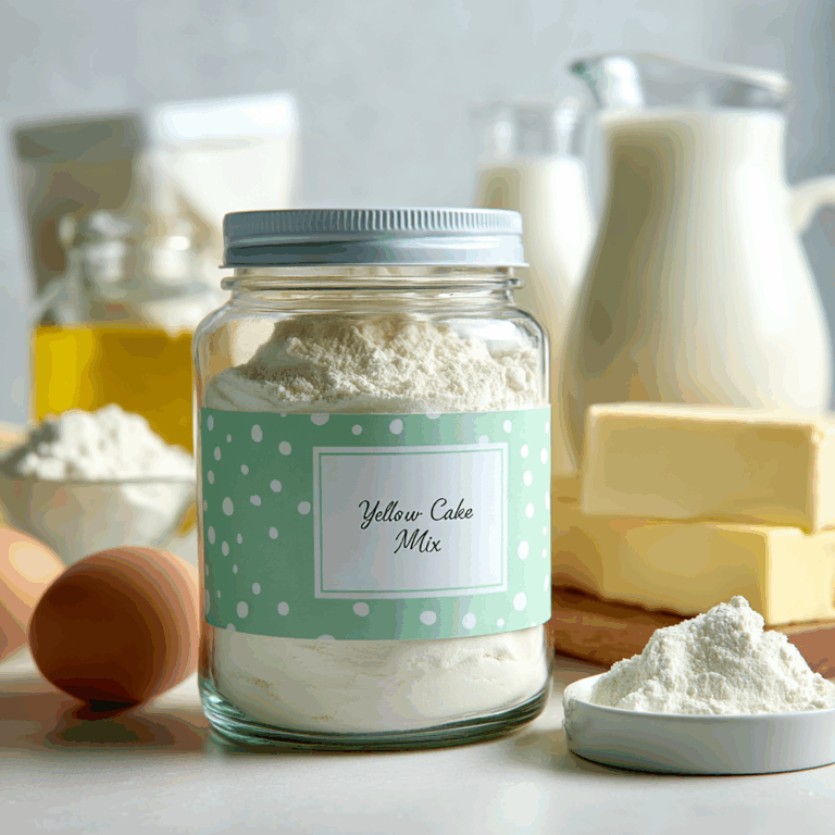 Homemade Yellow Cake Mix