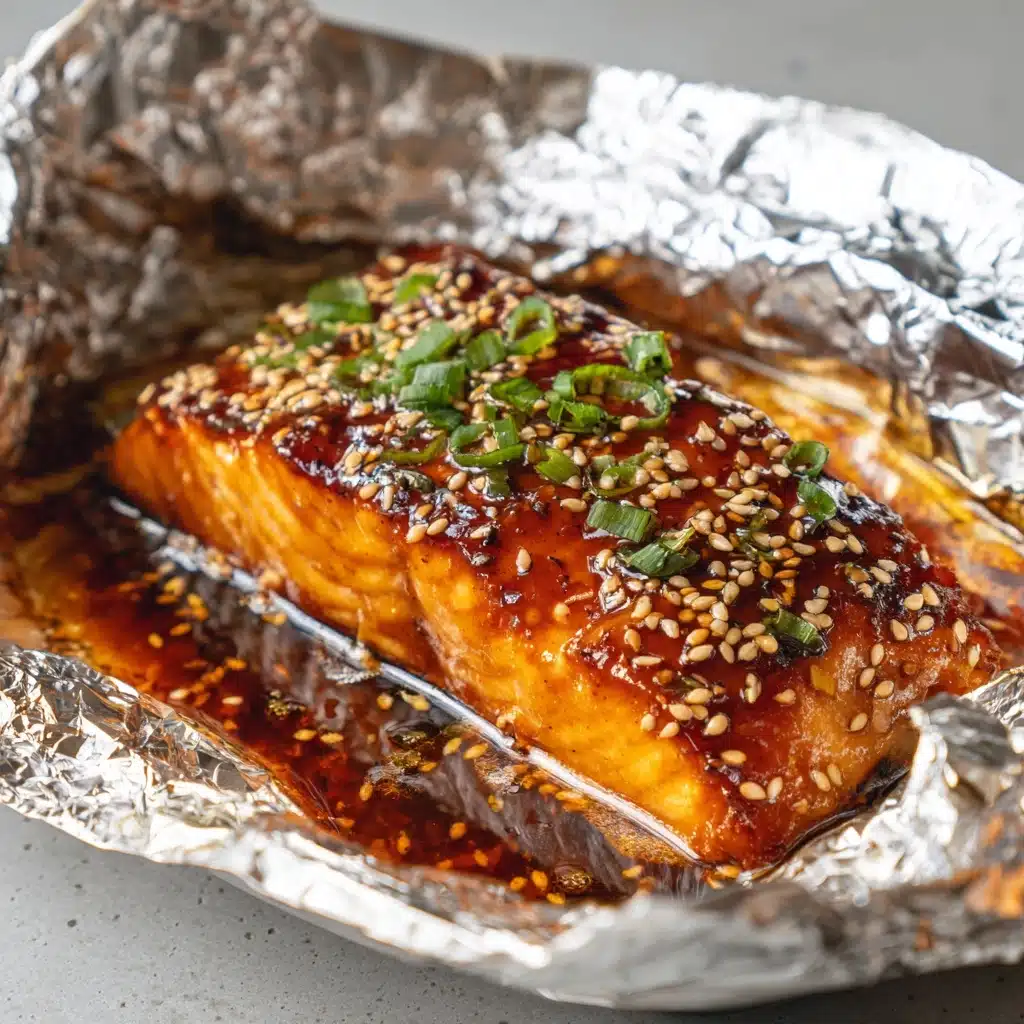 Asian Salmon in Foil Recipe - Recipe Image