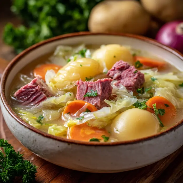 Corned Beef and Cabbage Soup Recipe