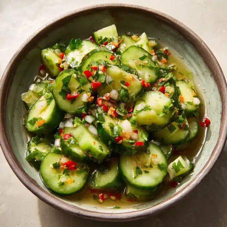 Mexican-Style Cucumbers Recipe
