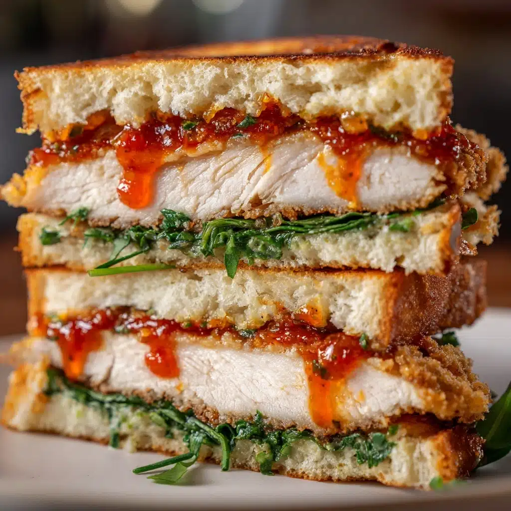 Crunchy Chicken Romesco Sandwich Recipe - Recipe Image